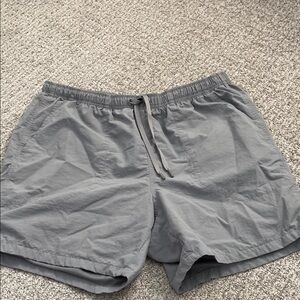 DSG Mens Large Gray Casual Swim Trunks